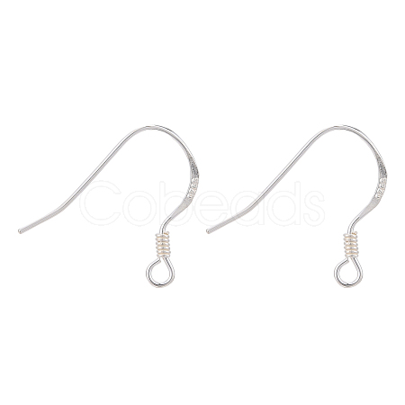 925 Sterling Silver Earring Hooks STER-K167-049B-S-1