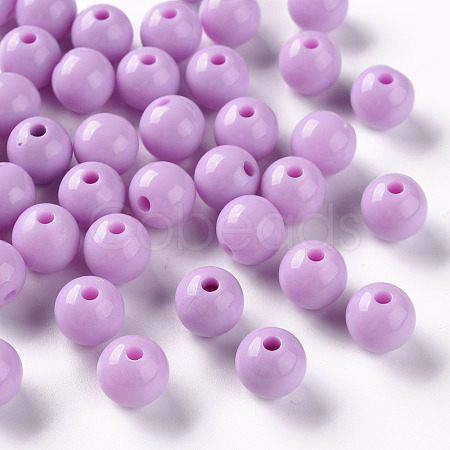 Opaque Acrylic Beads MACR-S370-C10mm-A03-1