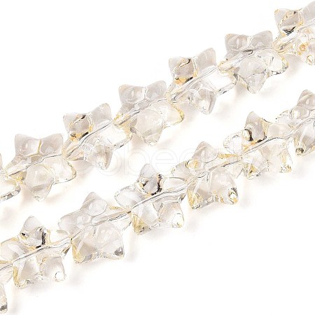 Baking Paint Glass Beads Strands DGLA-N017-01G-1