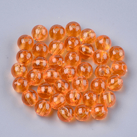 Transparent Plastic Beads KY-T005-6mm-633-1