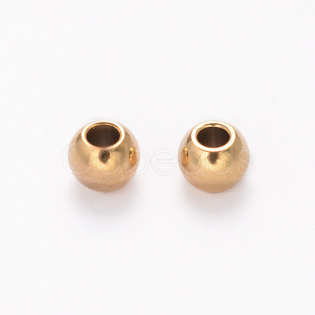 Ion Plating(IP) 304 Stainless Steel Spacer Beads LS-STAS-G130-23G-2MM-1