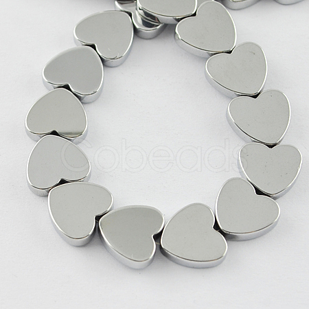 Non-magnetic Synthetic Hematite Beads Strands G-Q883-4x4mm-6-1