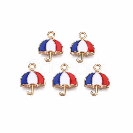 Alloy Enamel Pendants ENAM-N055-038-NR-1