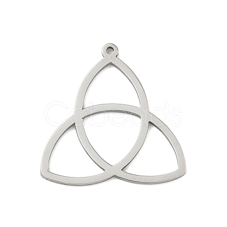 Hollow 201 Stainless Steel Pendants LS-STAS-I359-03P-1