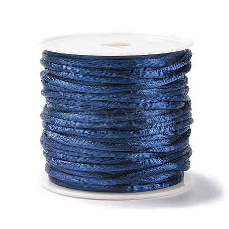 Nylon Satin Rattail Cords NWIR-O002-08-1