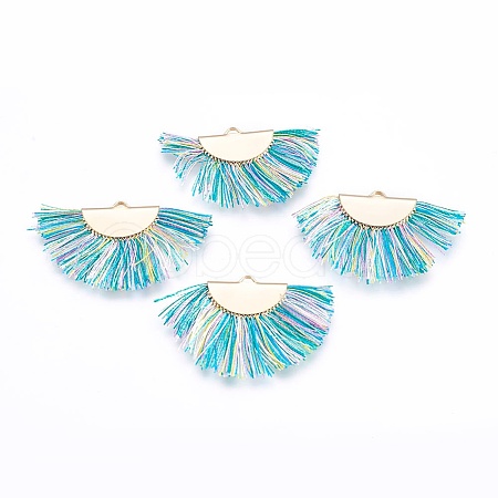 Nylon Tassel Pendants KK-F755-28G-03-NF-1