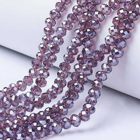 Electroplate Glass Beads Strands LS-EGLA-A034-T2mm-A05-1