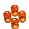 K9 Glass, Imitation Austrian Crystal Beads, Grade AAA, Faceted(128 Facets), Round, Orange Red, 10mm, Hole: 0.9~1mm