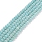 Grade A Natural Amazonite Beads Strands, Round, 9.5~10mm, Hole: 1.2mm, about 40pcs/strand, 15.35 inch(39cm)