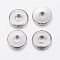 Tarnish Resistant 304 Stainless Steel Beads, Flat Round, Stainless Steel Color, 6x1mm, Hole: 2mm