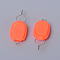 Fishing Rod  Accessories, Card Line Tool, Orange, 33x14.5x9mm, Hole: 3mm