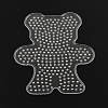 Bear ABC Plastic Pegboards used for 5x5mm DIY Fuse Beads X-DIY-Q009-29-2