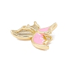 Brass Enamel Connector Charms KK-G415-29G-03-3