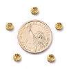 Brass Grade A Rhinestone Spacer Beads RSB036NF-04G-3