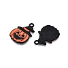 Halloween Theme Spray Painted Alloy Enamel Pendants LS-ENAM-T020-09A-1
