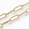 PVD Vacuum Plating 304 Stainless Steel Paperclip Chains CHS-S006-JN957-2-01-1