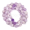 Natural Lepidolite Beads Strands G-O201B-108E-4