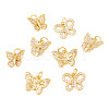 8Pcs 4 Styles Brass Micro Pave Cubic Zirconia Pendants KK-TA0002-33-2