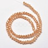 Faceted(32 Facets) Round Full Rainbow Plated Imitation Jade Electroplate Glass Beads Strands EGLA-J130-FR10-2