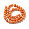 Synthetic Imperial Jasper Dyed Beads Strands G-P507-01A-05-3