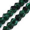 Synthetic Malachite Dyed Beads Strands G-T38-29-4