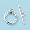 Eco-friendly Brass Toggle Clasps X-KK-D082-14S-2