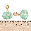 Alloy Enamel European Dangle Charms AL-CBAC2D3-04G-02-3