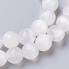 Natural Selenite Beads Strands G-I203-C-6mm-2