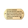 201 Stainless Steel Pendants STAS-R002-02G-07-1