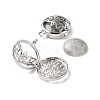 Natural Labradorite Locket Pendants G-G982-01P-20-3