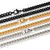 201 Stainless Steel Twisted Chain Curb Chain Necklaces NJEW-L416-06-1