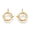 Brass Spring Ring Clasps KK-F820-39G-2