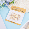50Pcs Brass Beads KK-BBC0027-41B-6