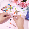 100Pcs Opaque Acrylic Bead Frame OACR-SC0002-96-3