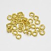 Brass Open Jump Rings KK-E647-16G-1