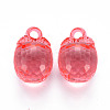 Autumn Theme Transparent Acrylic Pendants TACR-T024-04B-910-2