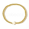 Brass Round Beaded Bracelets for Women SB9067-15-1