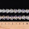 Electroplate Glass Beads Strands EGLA-T028-02A-4