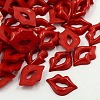 Acrylic Lip Shaped Cabochons X-BUTT-E024-A-04-1