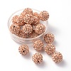 Pave Disco Ball Beads RB-Q195-14mm-362-1