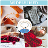 Acrylic Beaded Knitting Row Counter Chains HJEW-AB00591-6