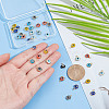 36Pcs 6 Colors Handmade Evil Eye Lampwork Charms FIND-AR0002-02-3