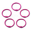 Spray Painted Iron Split Key Rings IFIN-T017-01H-1