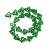 Handmade Bumpy Glass Beads Strands LAMP-F032-08B-2