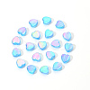 100Pcs Eco-Friendly Transparent Acrylic Beads TACR-YW0001-07F-3