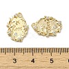 Valentine's Day Brass Micro Pave Clear Cubic Zirconia Pendants KK-G481-09G-3