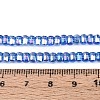 Electroplate Transparent Glass Beads Strands EGLA-N022-09A-B05-4