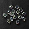 Electroplated Glass Beads GLAA-K062-01A-FR05-2