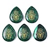Synthetic Malachite Pendants G-T122-73G-1