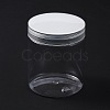 Transparent Plastic Jewelry Jar CON-TAC0007-02-1